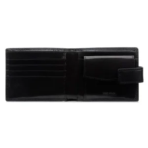 ochnik pl-105-99 czarny portfel męski widok z boku ochnik pl-105-99 black mens wallet side view