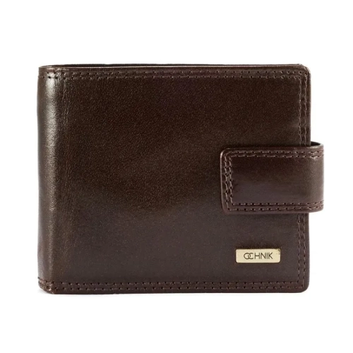 ochnik pl-105-89 brązowy skórzany portfel damski widok z przodu ochnik pl-105-89 brown leather womens wallet front view