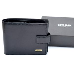 Skórzany portfel męski OCHNIK PL-188/99 widok z przodu Men’s leather wallet OCHNIK PL-188/99 front view