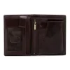 OCHNIK PL-145-89 brązowy portfel – widok z tyłu / OCHNIK PL-145-89 brown wallet – back view