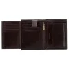 Otwarty portfel OCHNIK PL-145-89 – wnętrze z kieszeniami na karty i banknoty (RFID) / Open OCHNIK PL-145-89 wallet – interior with card and banknote compartments (RFID)
