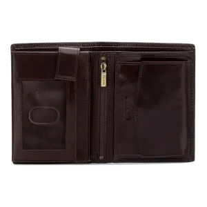 OCHNIK PL-145-89 brązowy portfel – widok z tyłu / OCHNIK PL-145-89 brown wallet – back view