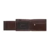 składany portfel męski Ochnik PL-122-89 ciemny brąz cienki do kieszeni folded men’s wallet Ochnik PL-122-89 dark brown thin pocket-friendly