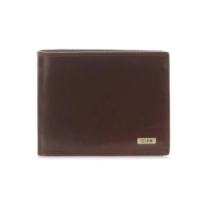 ciemny brązowy portfel męski Ochnik PL-122-89 slim skóra naturalna dark brown men’s leather wallet Ochnik PL-122-89 slim