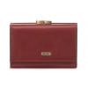 OCHNIK PL-189-41 bordowy skórzany portfel damski z biglem – widok z przodu / OCHNIK PL-189-41 burgundy leather women’s w