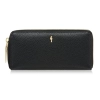 OCHNIK PORES-0800-99 czarny portfel damski skórzany – front view black women’s leather wallet