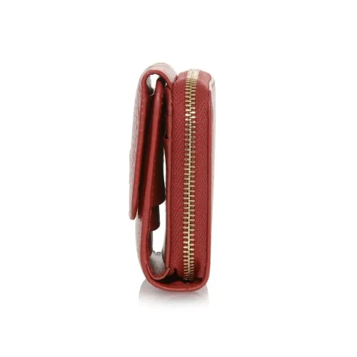 Portfel damski OCHNIK PORES-0802-42 – widok z boku, kompaktowa forma / OCHNIK PORES-0802-42 women’s wallet – side view, compact design