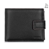 OCHNIK PORMS-003 czarny portfel skórzany – widok z przodu / OCHNIK PORMS-003 black leather wallet – front view