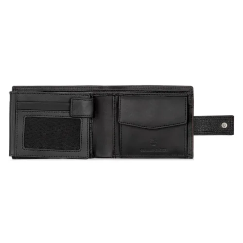 OCHNIK PORMS-003 męski portfel – kieszeń na monety na zatrzask / OCHNIK PORMS-003 men’s wallet – coin pocket with snap closure