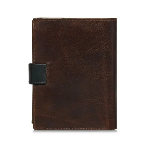 OCHNIK PORMS-0613-89 portfel męski – widok z góry po rozłożeniu / OCHNIK PORMS-0613-89 leather wallet – top view fully open