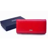 Widok przodu portfela damskiego OCHNIK SL-125-41 w czerwieni / Front view of OCHNIK SL-125-41 women’s red wallet
