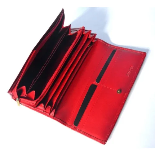 Wnętrze portfela OCHNIK SL-125-41 — 3 przegrody na banknoty / Interior of OCHNIK SL-125-41 wallet — 3 bill compartments