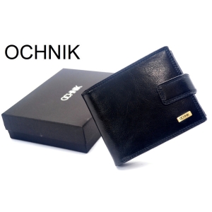 OCHNIK  czarny skórzany portfel męski SL-191-99