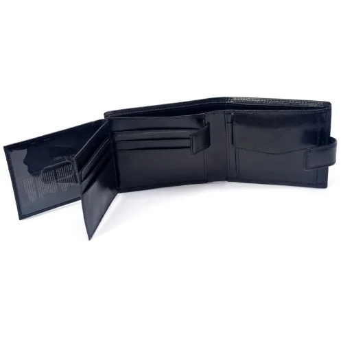 OCHNIK SL-191-99 czarny skórzany portfel męski