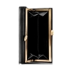 Portfel damski OCHNIK SL-128-99 czarny – kieszeń na bilon zapinana na bigiel | OCHNIK SL-128-99 black leather women’s wallet – kiss-lock coin pocket