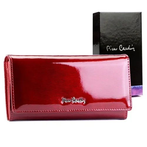 Portfel damski Pierre Cardin w firmowym pudełku – idealny na prezent Pierre Cardin women’s wallet in branded gift box – perfect gift choice