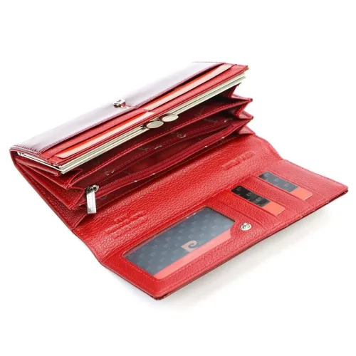 Portfel damski Pierre Cardin otwarty – przegrody na banknoty i monety Open Pierre Cardin women’s wallet – bill compartments and coin pocket