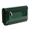 Portfel damski Pierre Cardin zielony – widok boczny Pierre Cardin women’s green leather wallet – side view