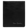 Portfel męski Pierre Cardin 1812 EKO06 czarny skórzany – widok z przodu / Pierre Cardin 1812 EKO06 men’s black leather w