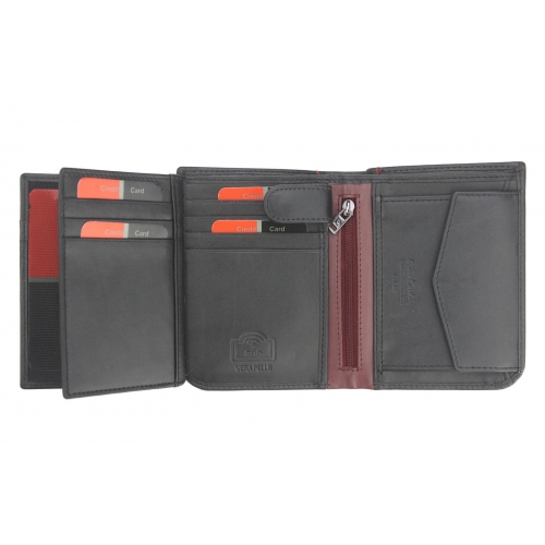 PIERRE CARDIN czarny portfel męski Tilak35 326 RFID