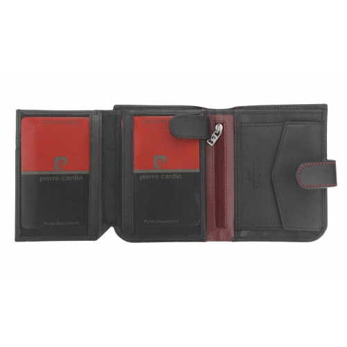 PIERRE CARDIN czarny portfel męski Tilak35 326A  RFID