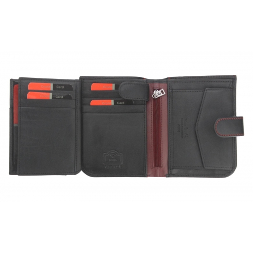 PIERRE CARDIN czarny portfel męski Tilak35 326A  RFID