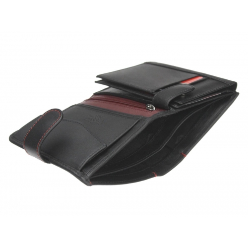PIERRE CARDIN czarny portfel męski Tilak35 326A  RFID