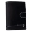 Portfel męski Pierre Cardin 326A czarny – widok z tyłu Pierre Cardin 326A men’s wallet black – back view