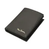 Pierre Cardin 326 MAR portfel skórzany czarny tył Pierre Cardin 326 MAR leather wallet black back view