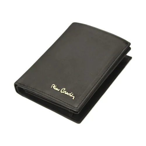 Pierre Cardin 326 MAR portfel skórzany czarny tył Pierre Cardin 326 MAR leather wallet black back view
