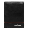 Pierre Cardin 326 czarny skórzany portfel męski z ochroną RFID – widok z przodu / Pierre Cardin 326 black men’s leather
