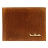 Brązowy portfel męski Pierre Cardin 8806 ze skóry naturalnej – tył | Pierre Cardin 8806 brown leather men’s wallet – back view