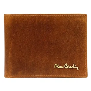 Brązowy portfel męski Pierre Cardin 8806 ze skóry naturalnej – tył | Pierre Cardin 8806 brown leather men’s wallet – back view