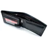 Pierre Cardin 910 Classic czarny portfel męski – widok pod kątem / Pierre Cardin 910 Classic black men’s wallet – angled side view