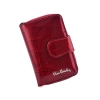 Czerwony skórzany portfel damski Pierre Cardin 02 LEAF 115 lakierowany | Red lacquered leather women’s wallet Pierre Car