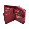 Portfel damski Pierre Cardin 02 LEAF 115 układ kart i przegród | Pierre Cardin 02 LEAF 115 women’s wallet card slots layout