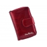 PIERRE CARDIN skórzany portfel damski 02 LEAF 115 czerwony