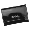 Czarny lakierowany portfel damski Pierre Cardin 05 LINE 117 black lacquered women’s wallet Pierre Cardin 05 LINE 117