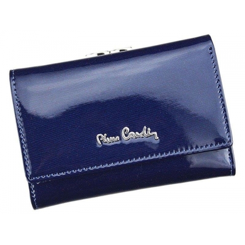 PIERRE CARDIN skórzany portfel damski 05 LINE 117 granat