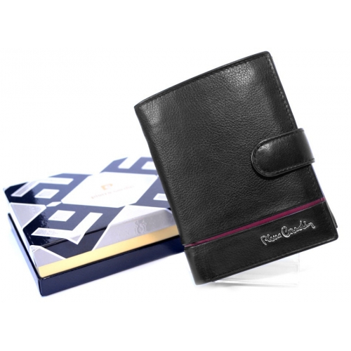 PIERRE CARDIN skórzany portfel męski 326A * ochrona RFID