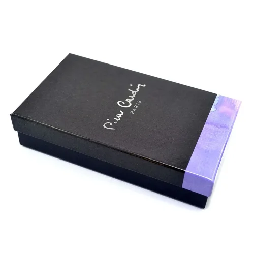 portfel damski Pierre Cardin 05 Line 102 czarny i czerwony wariant / Pierre Cardin women’s wallet 05 Line 102 black and red variant
