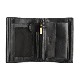 Portfel męski Puccini MU1698 1 ze skóry cielęcej, widok pod kątem / Puccini MU1698 1 men’s calf leather wallet, angled view