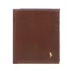 Puccini MU1698 portfel skórzany brązowy – widok z przodu / Puccini MU1698 brown leather wallet – front view
