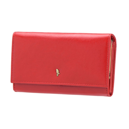PUCCINI skórzany portfel damski MU1704 3 czerwony