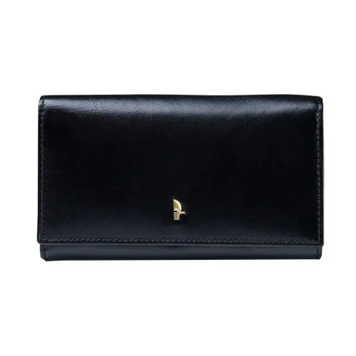Portfel Puccini MU1706-1 – tylna strona, czarna skóra naturalna Puccini MU1706-1 wallet – back view, genuine black leather