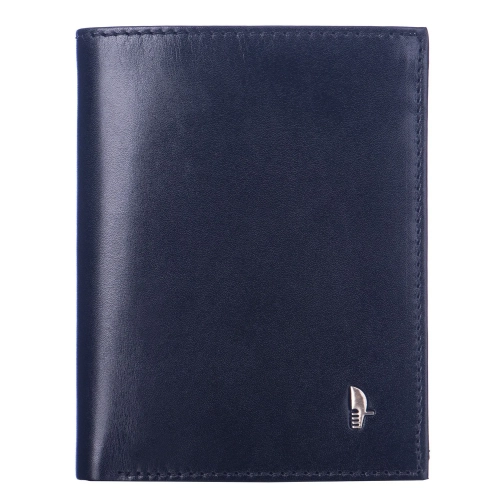 Puccini MU1907 – skórzany portfel męski czarny, widok z przodu / Puccini MU1907 – black genuine leather men’s wallet, fr