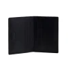 Etui Puccini MU1908-1 czarne – widok otwarty, wnętrze z przegródkami Puccini MU1908-1 black leather card holder – open view with compartments