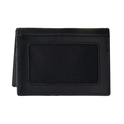 Etui Puccini MU1908-1 czarne – widok tyłu, profil super slim Puccini MU1908-1 black leather card holder – back view, super slim profile