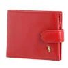 Puccini MU1953 czerwony portfel damski skórzany – widok z przodu Puccini MU1953 red leather women’s wallet – front view