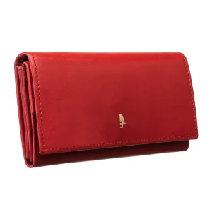 Portfel damski PUCCINI MU1958 3 czerwony z naturalnej skóry – widok z przodu / PUCCINI MU1958 3 red women’s leather wall Portfel damski PUCCINI MU1958 3 czerwony z naturalnej skóry – widok z przodu / PUCCINI MU1958 3 red women’s leather wall